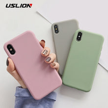 Load image into Gallery viewer, USLION Candy Color Phone Case For iPhone
