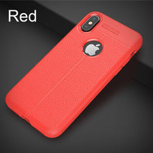Load image into Gallery viewer, Luxury Leather PU Silicone Soft Case For iphone Max Shockproof Bumper Case