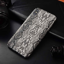 Load image into Gallery viewer, Snake Skin PU Leather Cover for iPhones