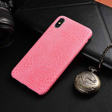 Load image into Gallery viewer, Snake Skin PU Leather Cover for iPhones