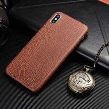 Load image into Gallery viewer, Snake Skin PU Leather Cover for iPhones