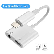 Load image into Gallery viewer, iPhone Adapter 2 in 1 For Apple iPhone