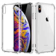 Load image into Gallery viewer, Fashion Shockproof Bumper Transparent Silicone iPhone Case

